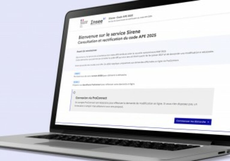 Prenez connaissance de votre nouveau code APE !